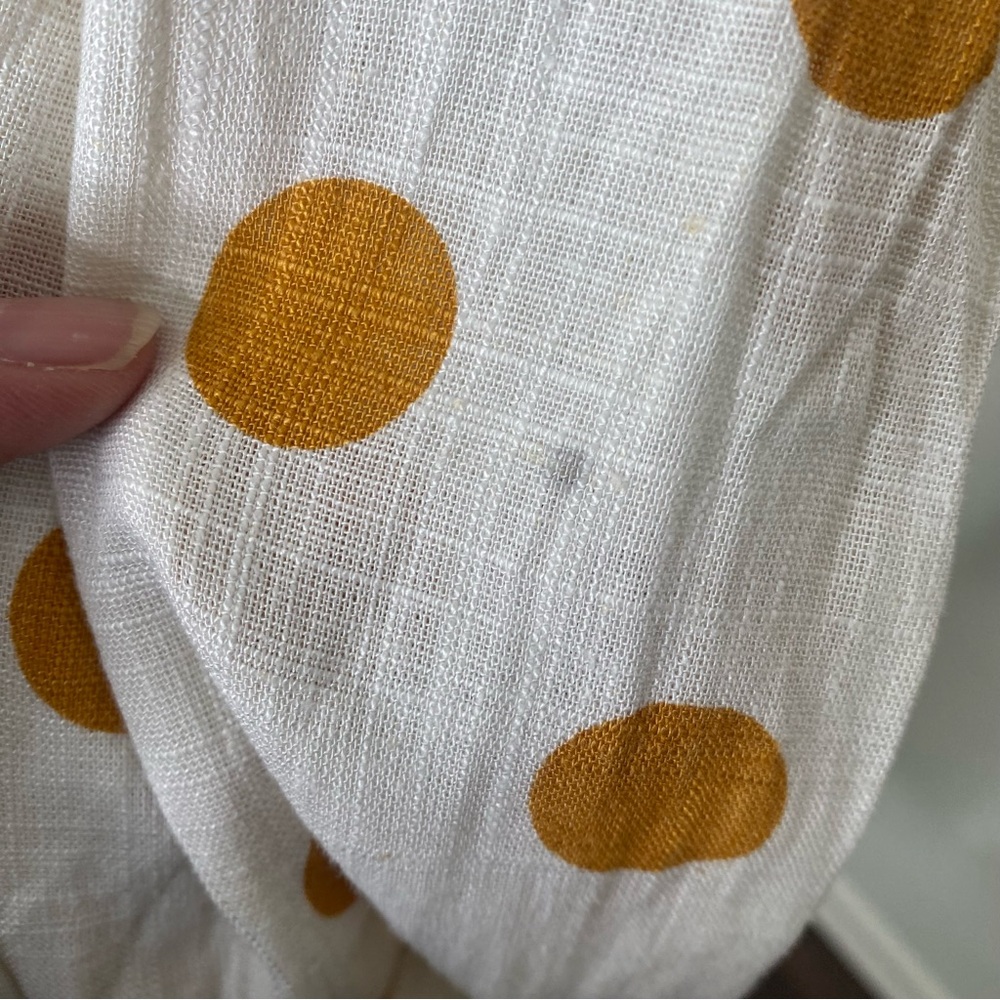 Monteau Los Angeles Polka Dot Sleeveless Jumpsuit Sz S - Picture 14 of 16